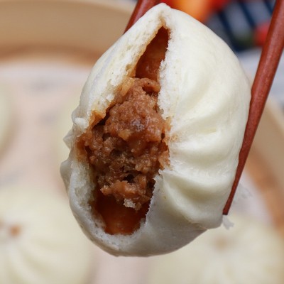 虬兴沙县小笼包商用速冻早餐包子外卖半成品鲜肉包冷冻食品批发图3