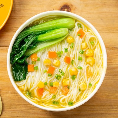 正文鸡汤米线110g*12桶装过桥米线粉丝整箱批发宵夜充饥方便速食图3