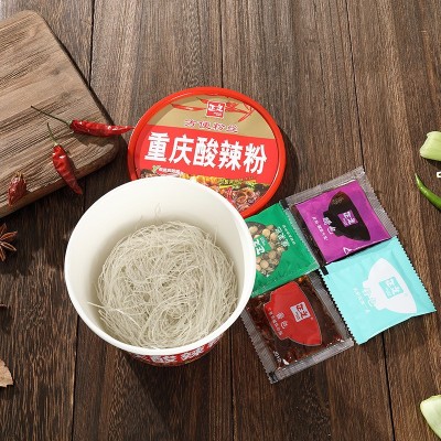 正文重庆酸辣粉厂家直销方便粉丝红薯粉丝夜宵一件代发图4