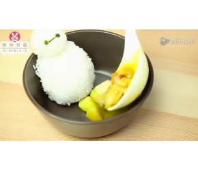 大白暖心咖喱饭