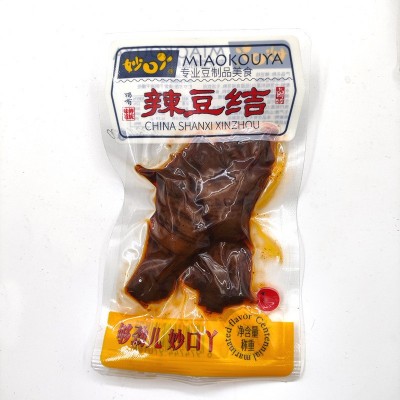 妙口丫辣豆结独立包装儿时鸡头豆皮饱腹香辣味网红整箱批发图4