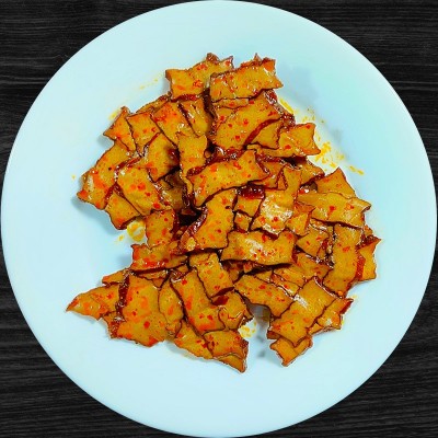 武冈特产武冈卤菜华鹏卤豆腐碎卤香干零食香辣片豆腐干图2