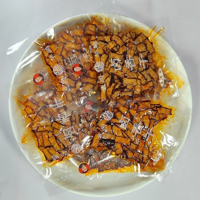武冈特产武冈卤菜华鹏卤豆腐碎卤香干零食香辣片豆腐干图4