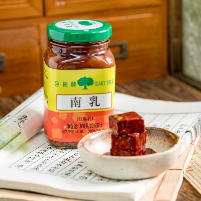 巨树牌广东南乳300g南乳汁红腐乳红方豆腐乳腐乳汁烹饪调味食用腌图2