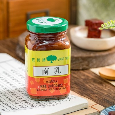 巨树牌广东南乳300g南乳汁红腐乳红方豆腐乳腐乳汁烹饪调味食用腌图3