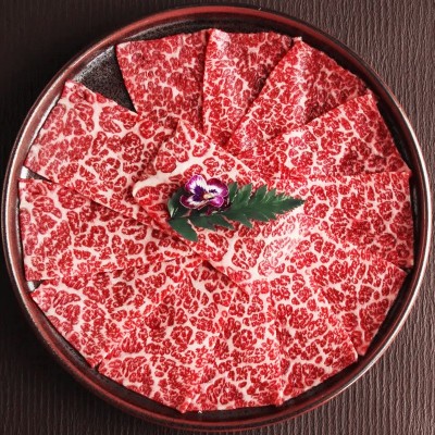 澳洲和牛M5原切雪花牛肉片新鲜肥牛卷牛肉卷涮火锅烧烤烤肉食材图2