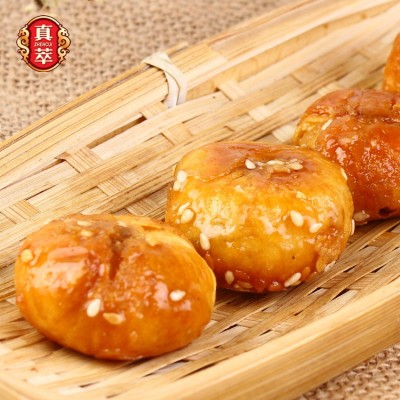【爆款】梅菜馅红糖酥饼20斤 咸甜香酥不粘牙 特产糕点厂家批发图4