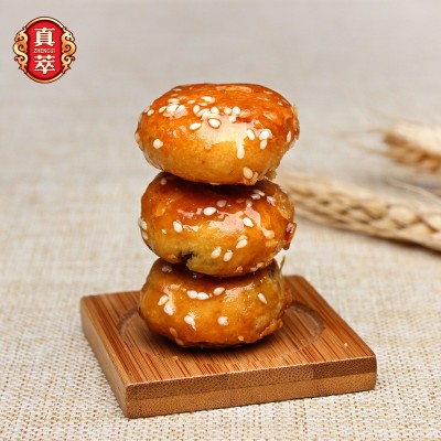 【爆款】梅菜馅红糖酥饼20斤 咸甜香酥不粘牙 特产糕点厂家批发图3