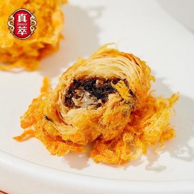 【新品推广价】肉松梅菜酥饼 裹满好肉松 咸鲜甜酥脆10斤整箱批发图2