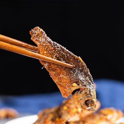湖南特产手撕鲫鱼独立小包装即食香辣鱼仔干休闲零食下酒解馋图3