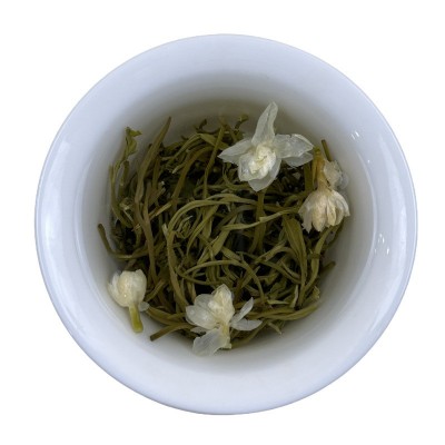 横县茉莉花茶茉莉飘雪奶茶浓香型厂家散装绿茶批发茶叶自制图3