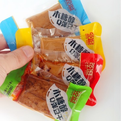 木糖醇Q弹豆干五香辣烧烤味豆腐干重庆特产小包休闲零食糖友食品图3