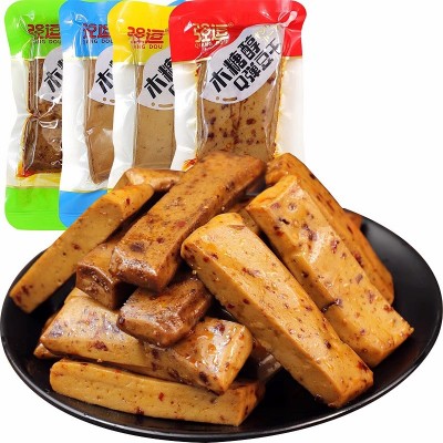 木糖醇Q弹豆干五香辣烧烤味豆腐干重庆特产小包休闲零食糖友食品图5