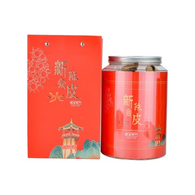 正宗广东新会陈皮煲汤泡水泡茶自然生晒柑皮礼罐子装250g原厂正品图4