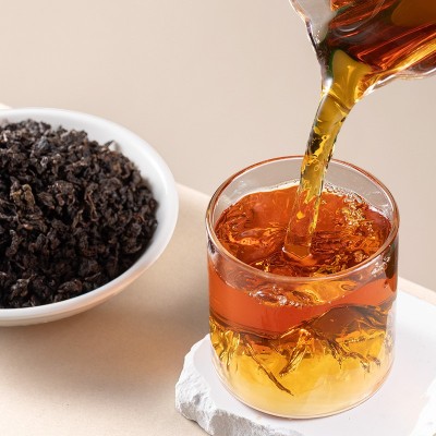 炭烧黑乌龙茶奶茶店专用碳培乌龙奶盖烤奶茶茶叶奶茶原料商用500g图2