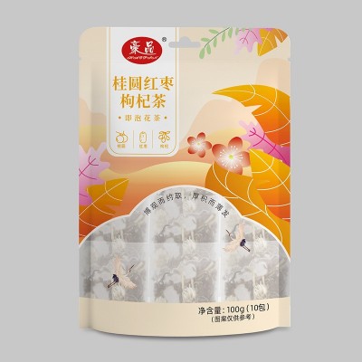 金橘百香果茶泡茶包10gx10袋菊花八宝茶金银花菊花柠檬荷叶玫瑰茶图5