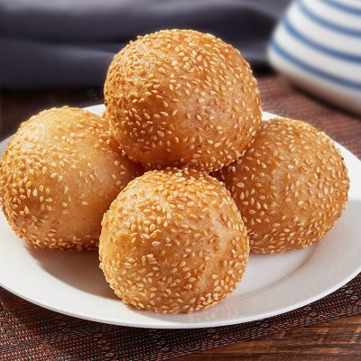森庄农品芝麻球预拌粉油炸空心大个糯米麻圆麻团子膨松剂食品原料图2
