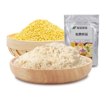 联富食品批发小黄米粉五谷杂粮粉烘焙面包小黄米粉散装小黄米图5