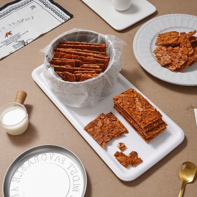 杏仁瓦片酥坚果脆片薄脆饼干网红零食厂家定制批发代发团购伴手礼图3