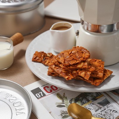 杏仁瓦片酥坚果脆片薄脆饼干网红零食厂家定制批发代发团购伴手礼图2