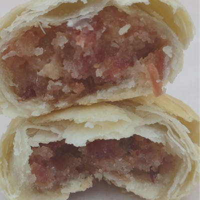 鸿诚月饼贵州刺梨火腿红饼皮薄馅大糕点老火腿酥皮月饼白饼云腿