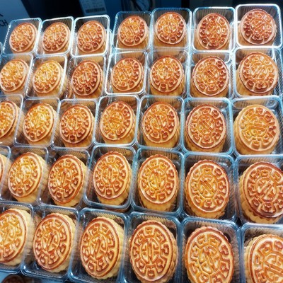 散装广式高端伍仁大月饼叉烧火腿源头厂家皮薄馅多糕点礼赠图1