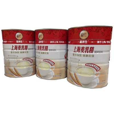 上海福养生牌传统麦乳精800g浓香牛奶味 浓香牛奶味 80后的回忆！图4