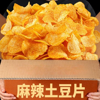 麻辣土豆片云南贵州特产香辣洋芋丝追剧解馋薯片零食批发包邮代发图2