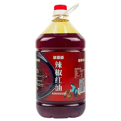 辣椒红油5L商用大桶装香辣火锅凉拌菜麻辣烫米线餐饮装调味油批发图5