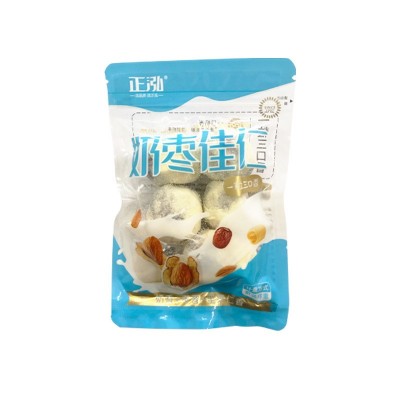 正泓原味奶枣巴旦木夹心杏仁大枣坚果休闲零食小吃手抓包图2