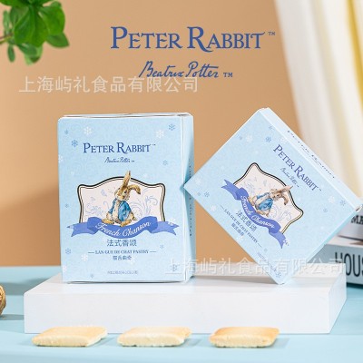 比得兔猫舌曲奇白巧克力夹心饼干草莓味点心休闲零食独立小包装图2