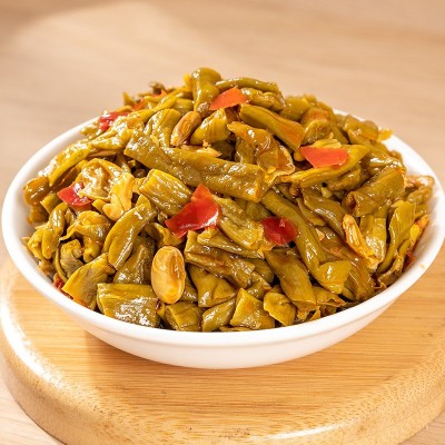 吉香居爽脆豇豆106g袋装酸豆角四川泡菜早餐下饭榨菜即食菜开味菜图3