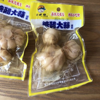 小吃佬牌白色糖醋大蒜头糖蒜头大蒜腌制腌糖蒜酸甜蒜头小吃老200g图2