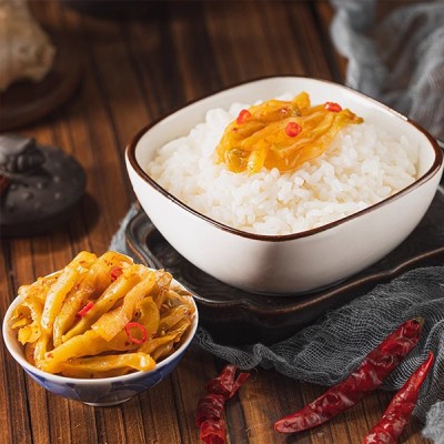 重庆涪陵麻油榨菜丝去皮清爽香脆清淡不辣小袋装开胃咸菜40 g批发图4