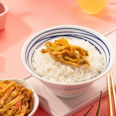 重庆涪陵麻油榨菜丝去皮清爽香脆清淡不辣小袋装开胃咸菜40 g批发图3