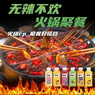果汁饮料400mlx6/15瓶整箱网红橙子芒果猕猴桃汁饮品批发图3
