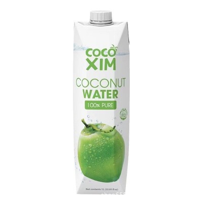 【代发】越南进口COCOXIM100%纯椰子水1L盒装箱果汁nfc纯天然饮料图4