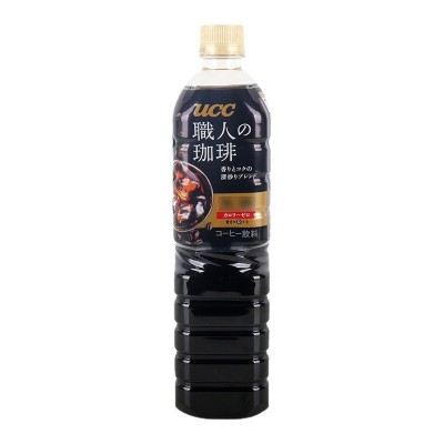 日本进口UCC悠诗诗职人黑咖啡 美式饮料休闲即饮咖啡900ml瓶装图5