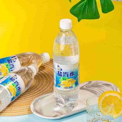 盐汽水老上海气水600ml 24瓶整箱柠檬口味无糖碳酸饮料解渴批包邮图2