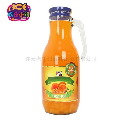 1.5L玻璃瓶饮料果汁饮料整箱批发芒果芒果 桃子 黑加仑果味饮品图4