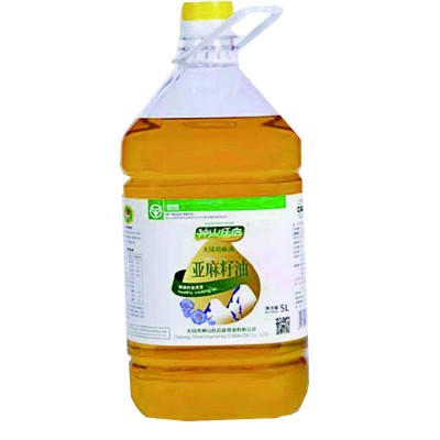 亚麻籽油一级冷初榨食用油低温压榨植物油5L新鲜油直供批发家用图5