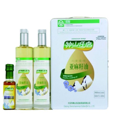 亚麻籽油一级冷初榨食用油低温压榨植物油5L新鲜油直供批发家用图3