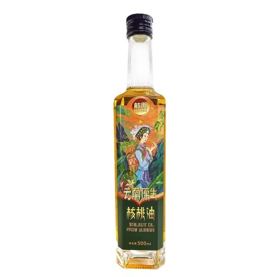 原厂灌装直销食用调和油 初级物理压榨核桃油亚麻籽油贴牌定制图3