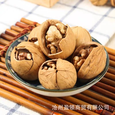 烤核桃奶香 熟烤核桃袋装净重新疆纸皮薄壳大核桃椒盐炒核桃代发图3