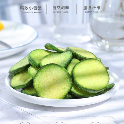 脱水即食青萝卜脆片 1公斤/包袋装休闲果蔬脆片批发 青萝卜干图2