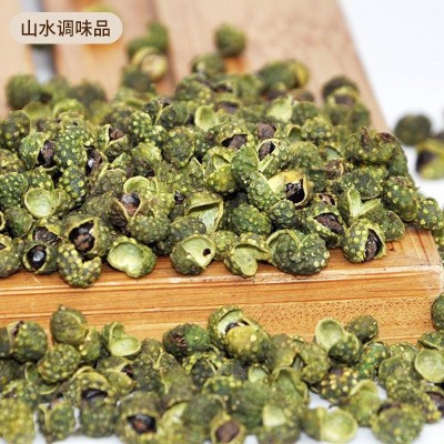 济南厂家出口袋装青花椒生麻椒鲜青鲜花椒商用四川产青麻椒粒批发图4