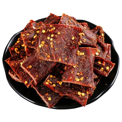 牛肉干风干牛肉零食批发展会景区摆摊休闲手撕猪肉干小吃肉干食品图5
