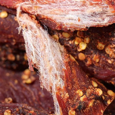 四川风干鸭肉干零食景区特产展会风干鸭肉干巴休闲食品厂家图2