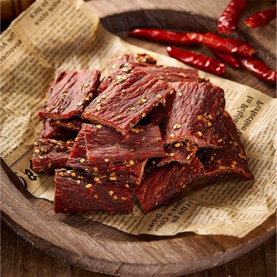 四川风干猪肉干零食景区特产展会风干猪肉干巴休闲食品厂家图4