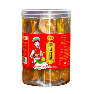 红糖罐装纯正甘蔗独立单独小包装云南手工古法食用老黑糖块土红糖图4